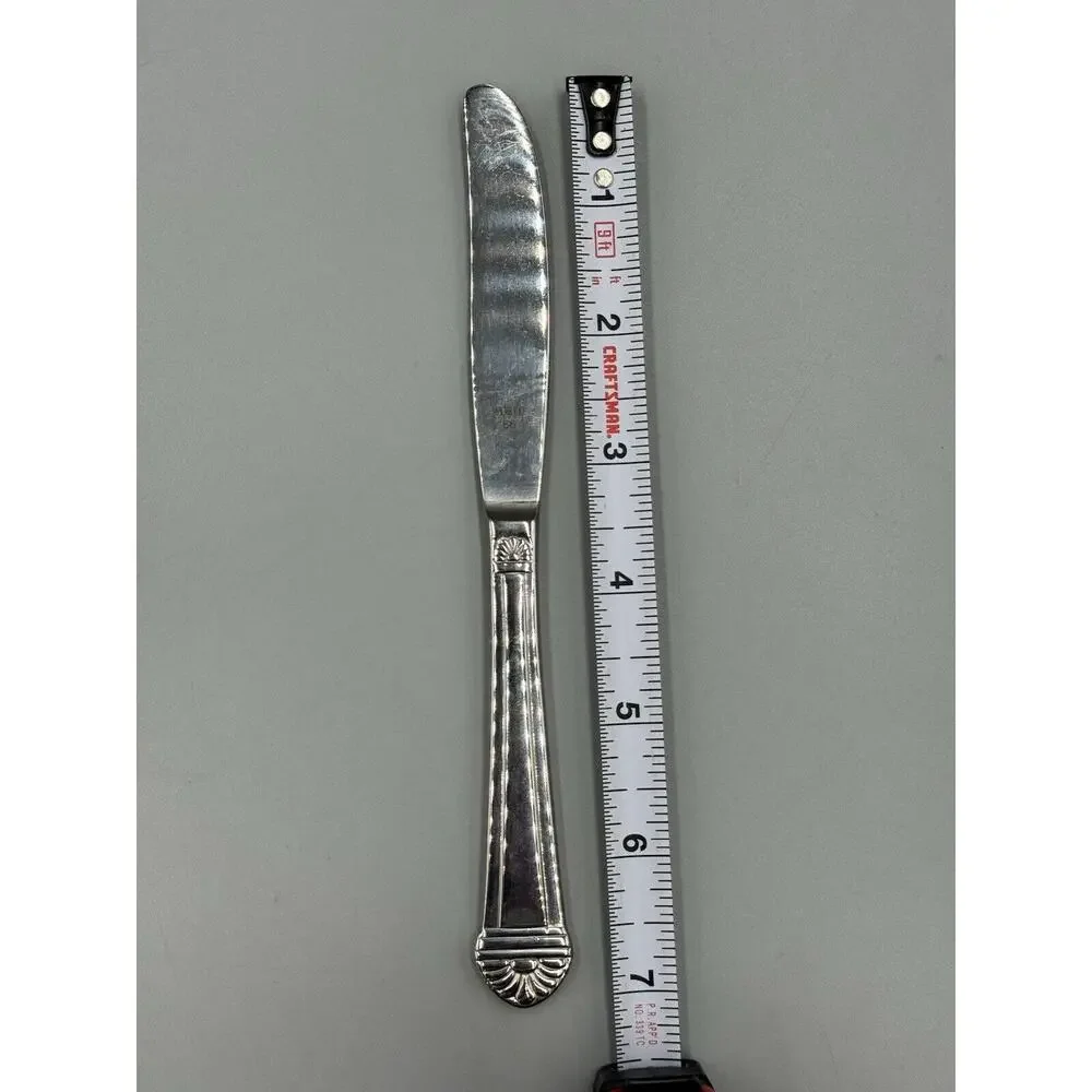 World 66 Butter Knives‎ Shell Pattern Flatware Korea Made Set Of 4
